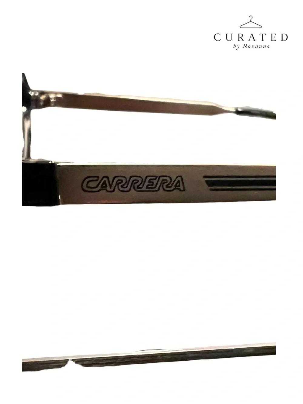 New Carrera UV Protect Shield Aviator Sunglasses Black & Gold | Authentic | Case